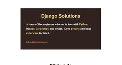 Desktop Screenshot of djangosolutions.com